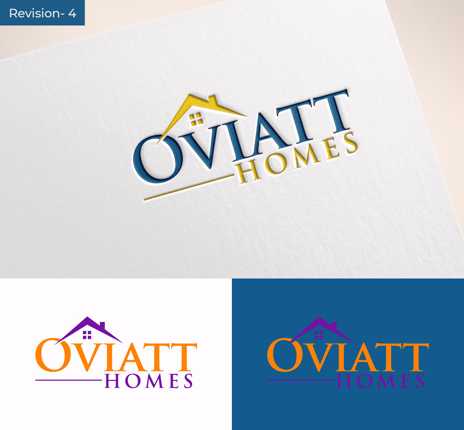 Logo Design by M Art & Design for Oviatt Homes | Design #31925400