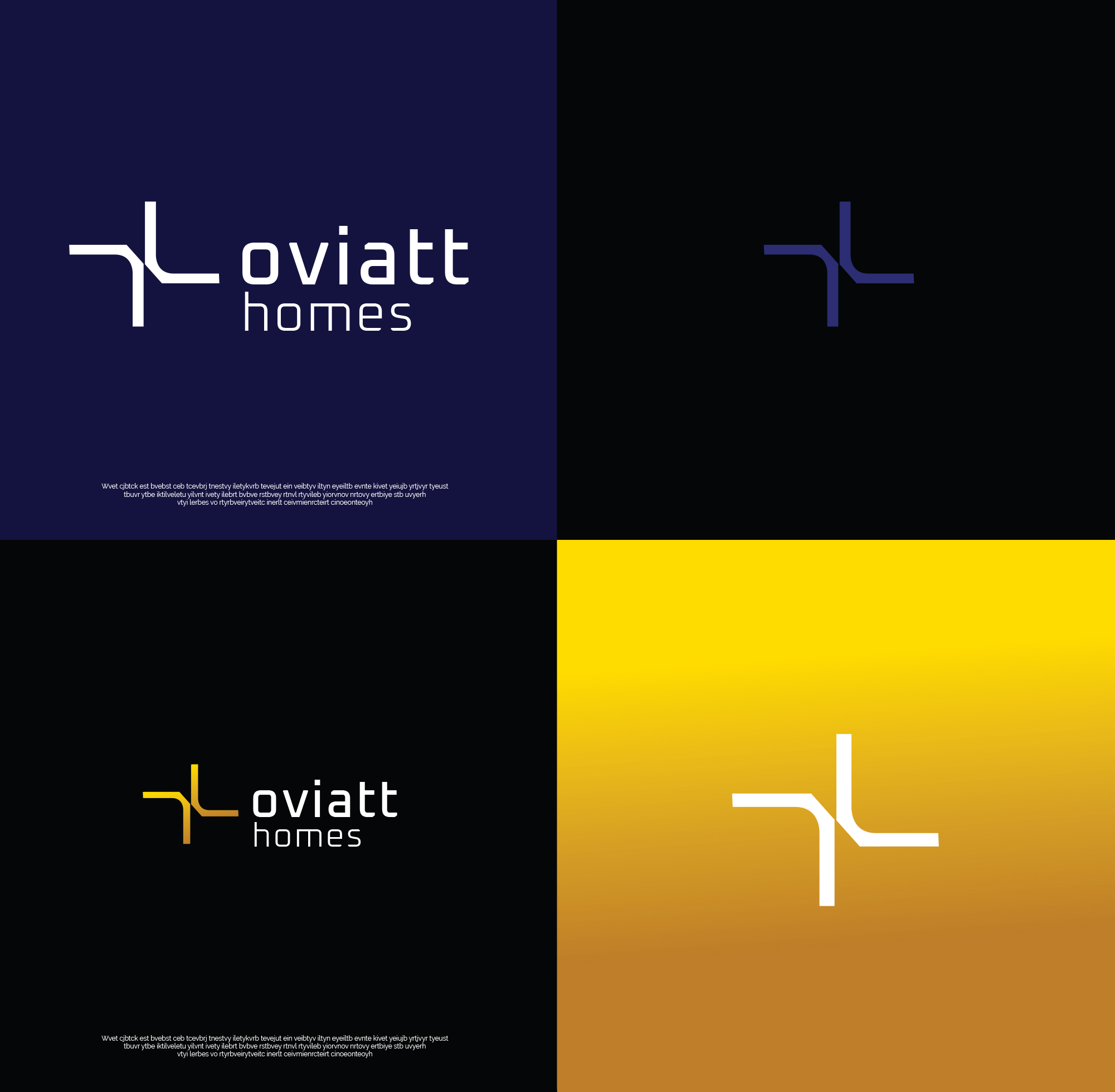 Logo Design by CanDoDesign for Oviatt Homes | Design #31857058