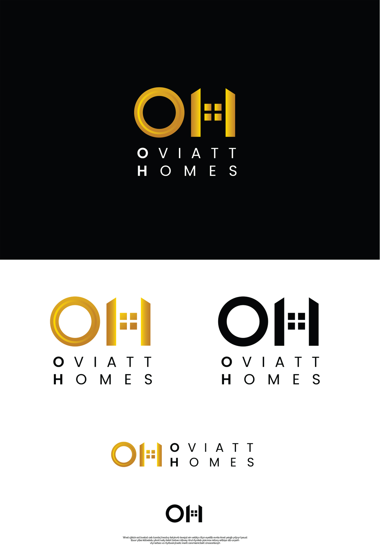 Logo-Design von CanDoDesign für Oviatt Homes | Design #31857455