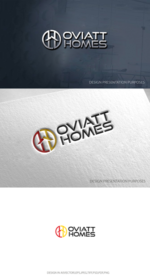 Logo Design by zebronicgraphic for Oviatt Homes | Design: #31838989