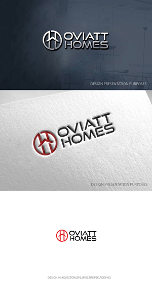 Logo Design by zebronicgraphic for Oviatt Homes | Design: #31838990