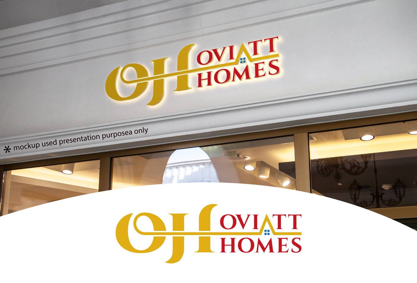 Logo-Design von Rubia@ für Oviatt Homes | Design #31852958