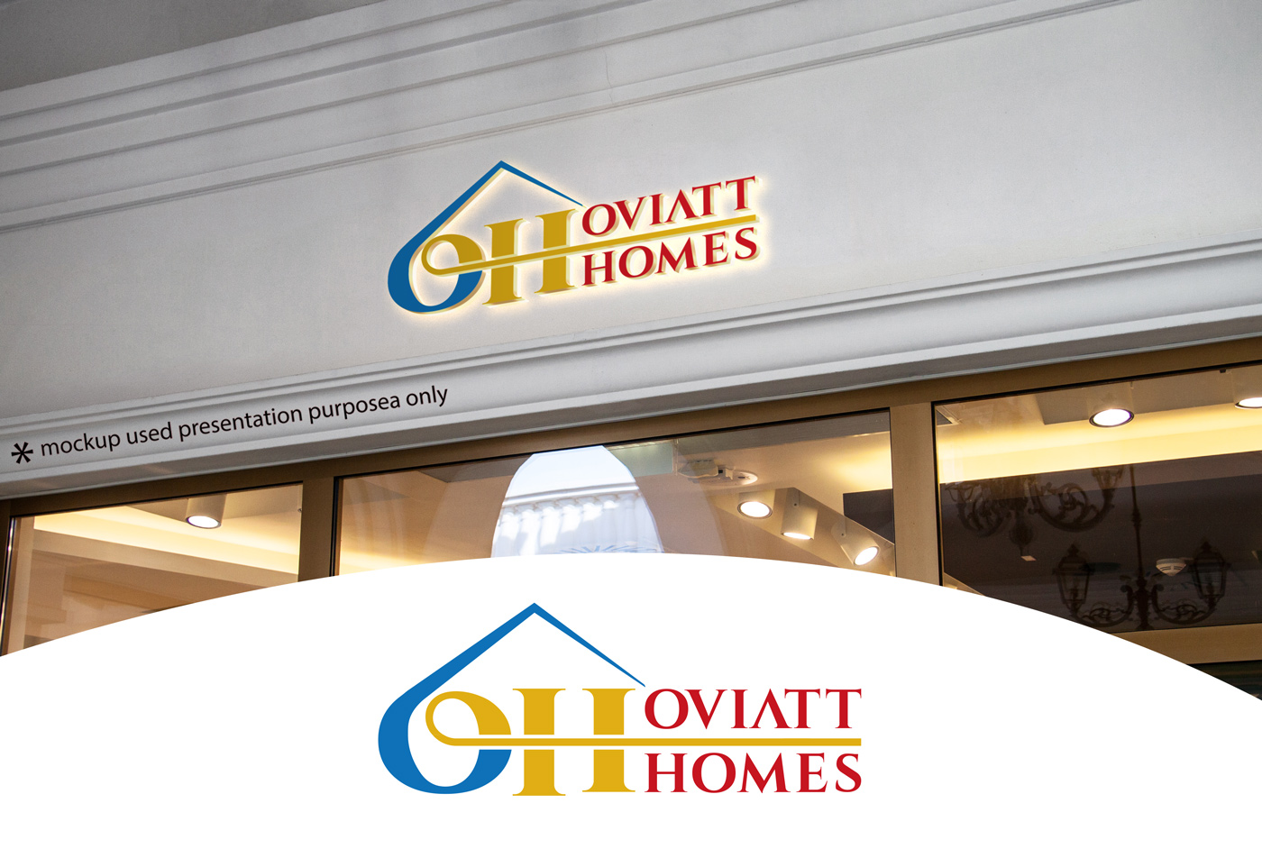 Logo Design by Rubia@ for Oviatt Homes | Design #31857495