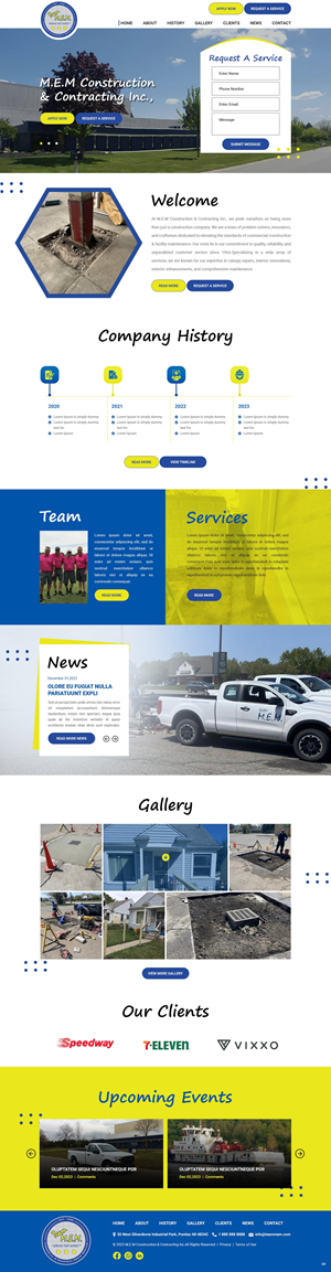 Diseño Web por pb para M.E.M Construction & Contracting inc. | Diseño: #31844307