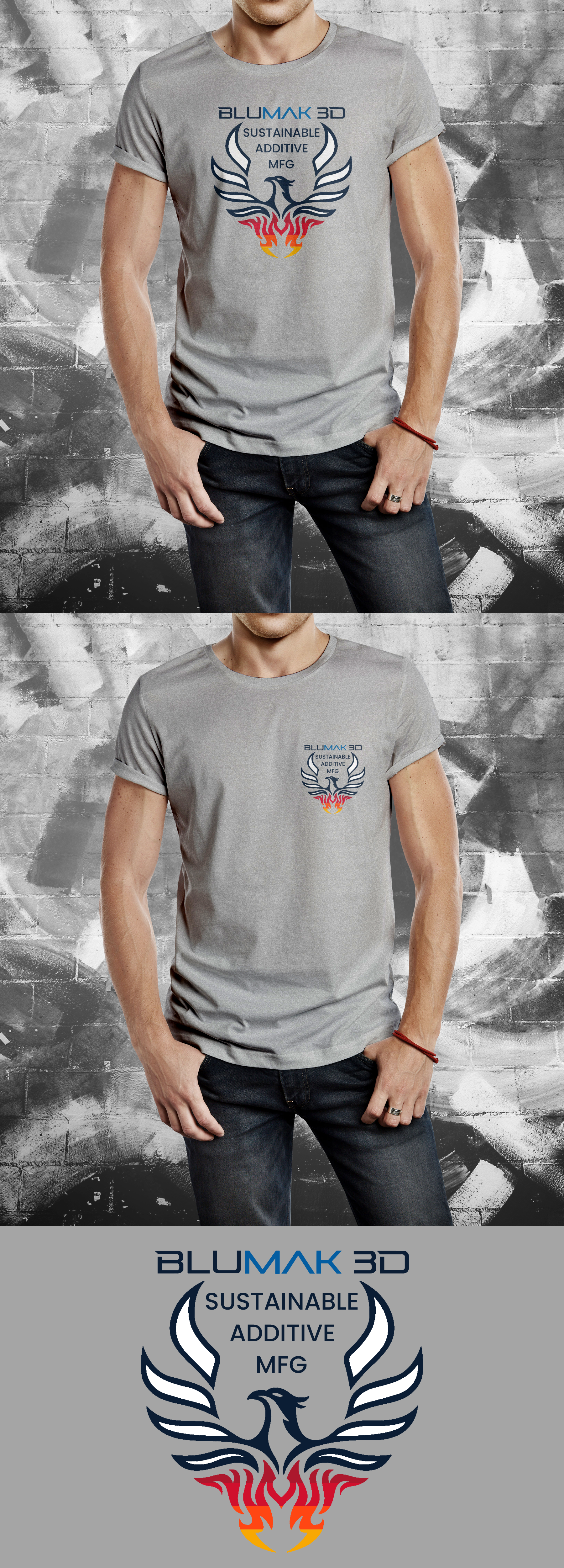 Diseño de Camiseta por Oleksandr Tovarkov para BluMak 3D | Diseño #31882213