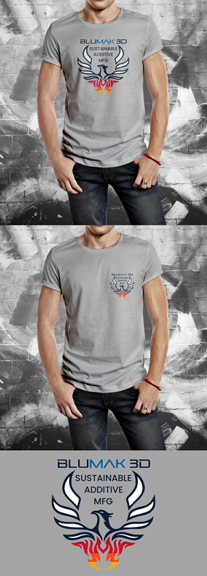 Diseño de Camiseta por Oleksandr Tovarkov para BluMak 3D | Diseño: #31882213