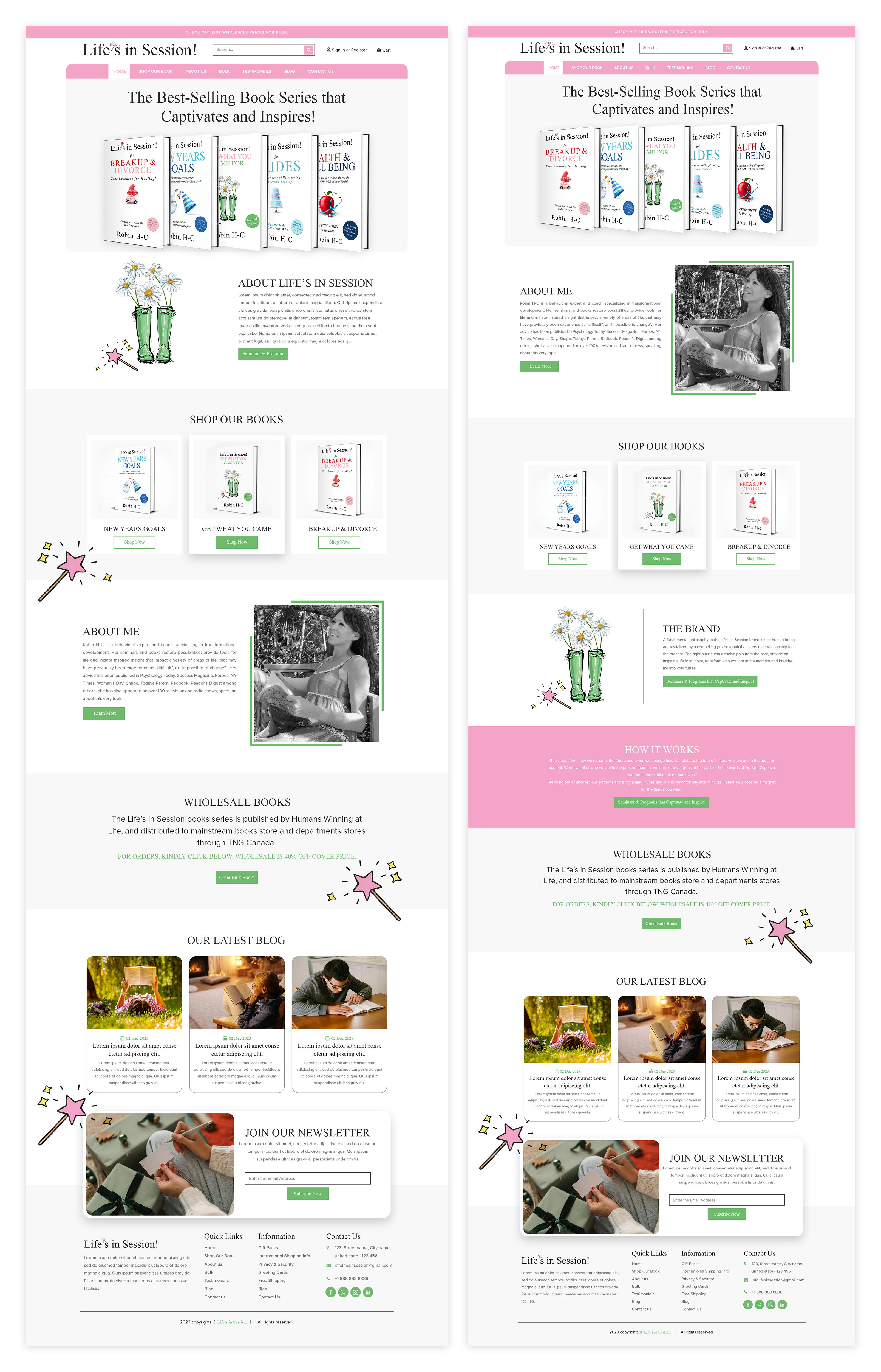 Web Design by Gray Wolves for Humans Winning at Life | Design: #32044556