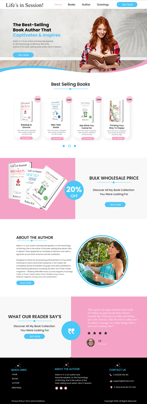 Web Design by WahDesign for Humans Winning at Life | Design: #31879584