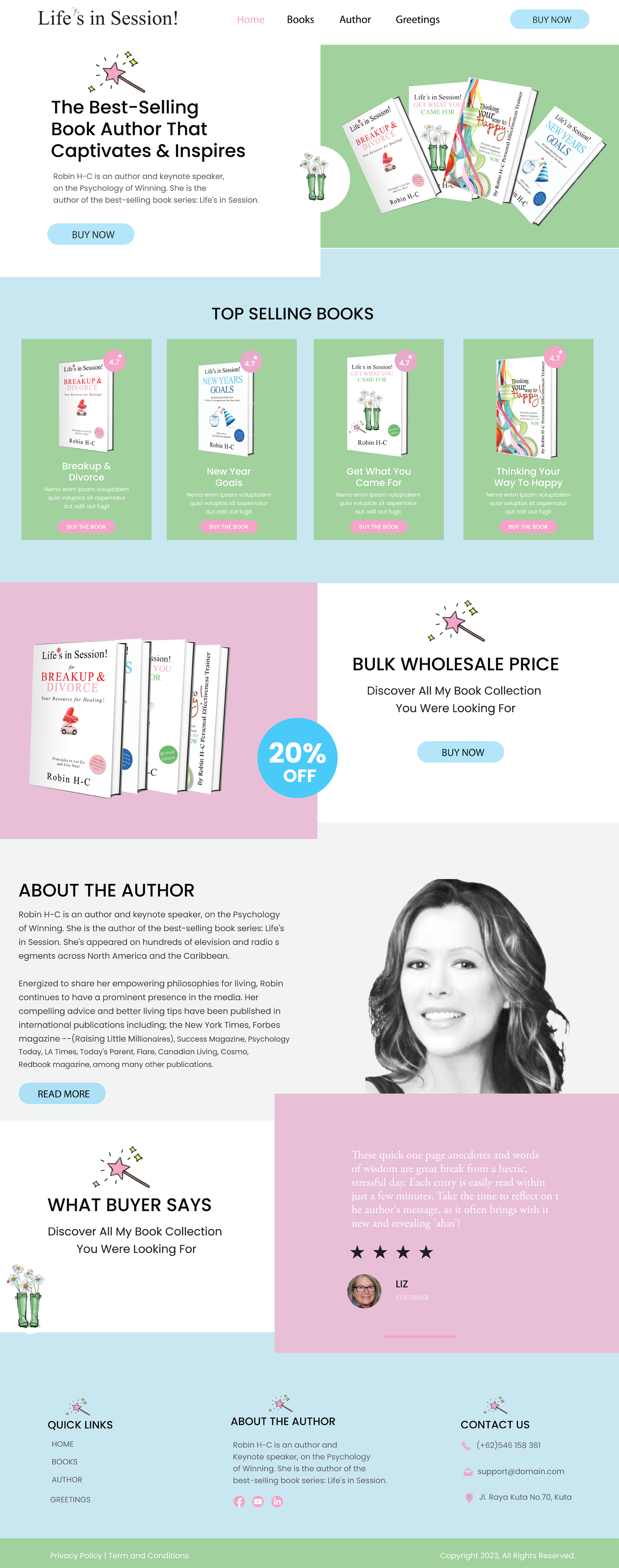 Web Design by WahDesign for Humans Winning at Life | Design #31911167