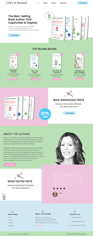 Web Design by WahDesign for Humans Winning at Life | Design: #31911177