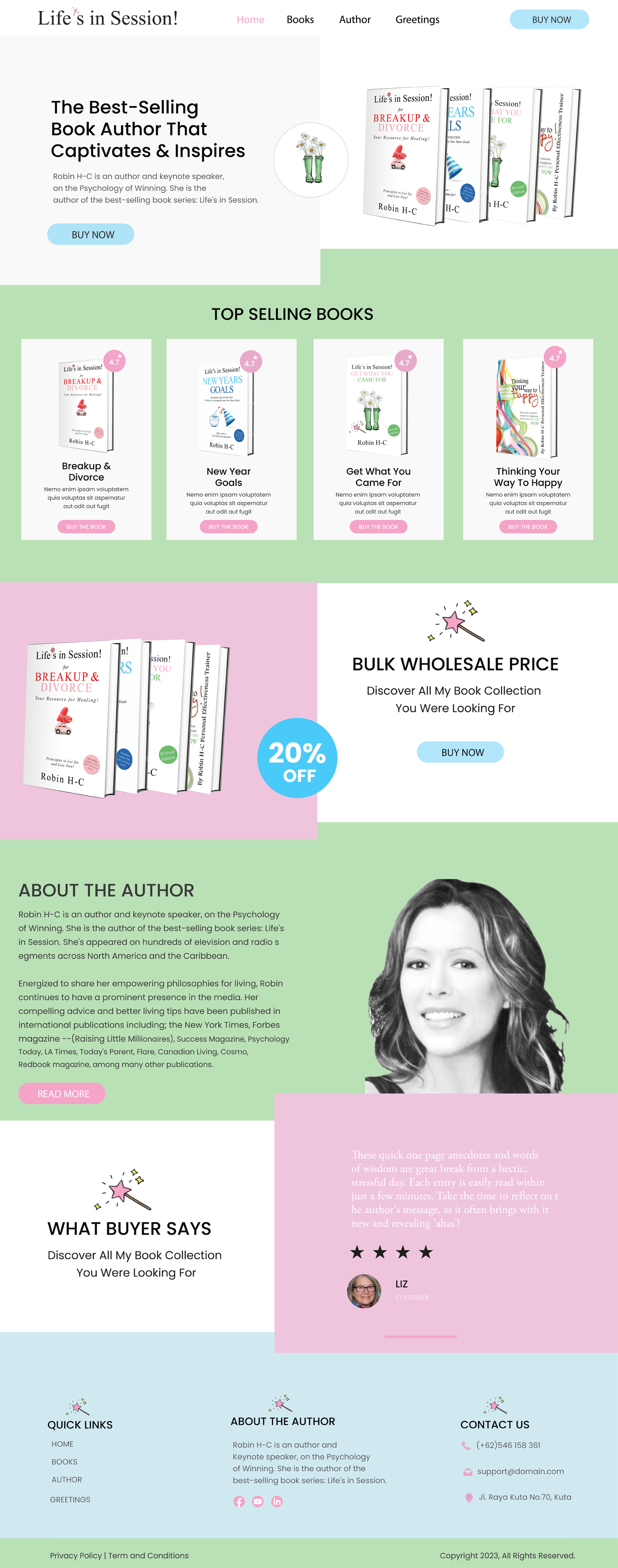 Web Design by WahDesign for Humans Winning at Life | Design #31911233