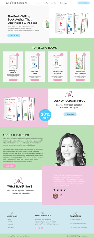Web Design by WahDesign for Humans Winning at Life | Design: #31911233
