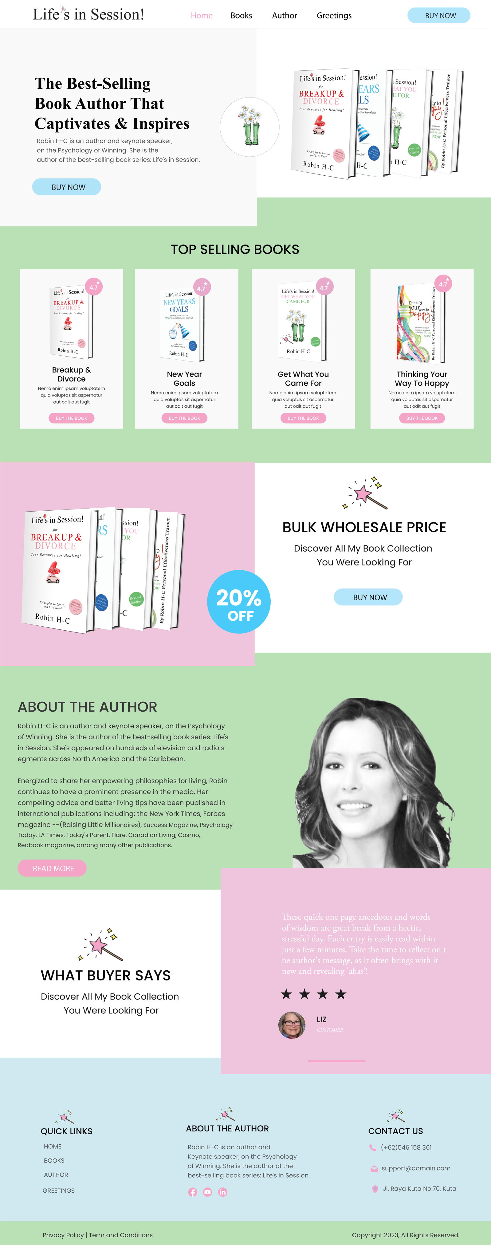 Web Design by WahDesign for Humans Winning at Life | Design #31929515