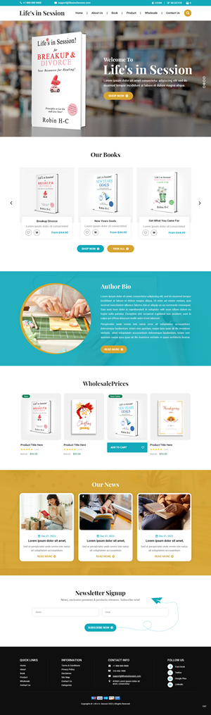 Web Design by pb for Humans Winning at Life | Design: #31844234