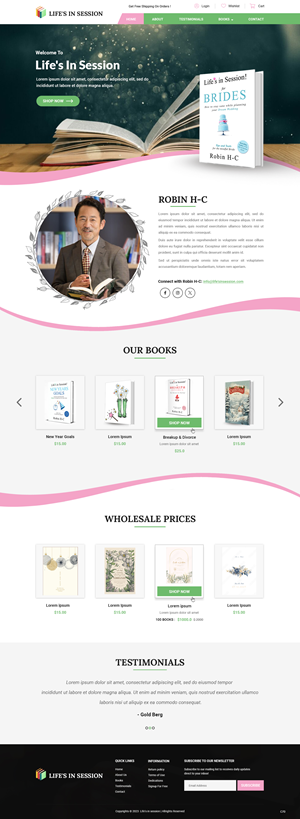 Web Design par pb pour Humans Winning at Life | Design : #31849904