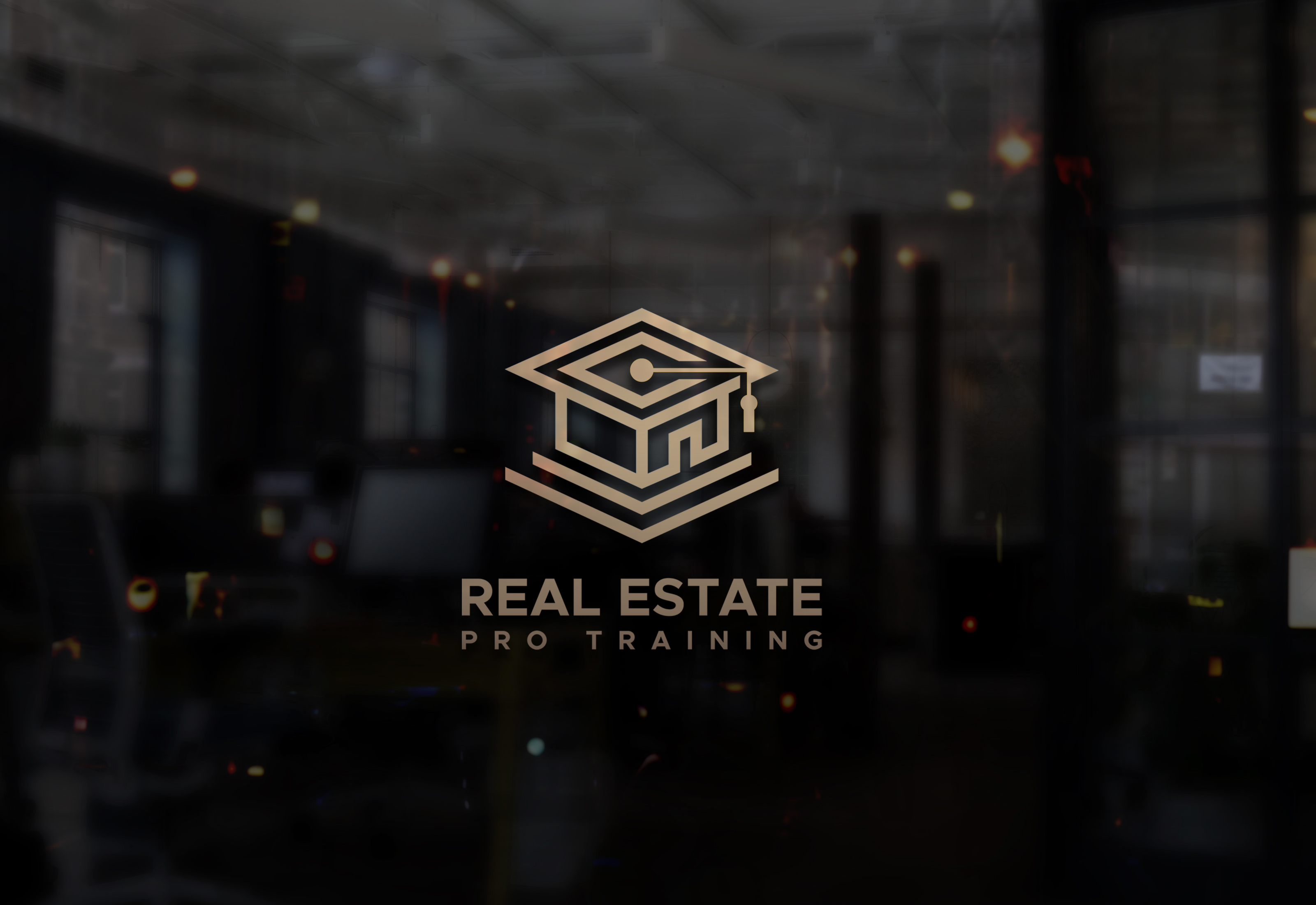Logo Design by Tube light for Real Estate Pro Training | Design #31884223