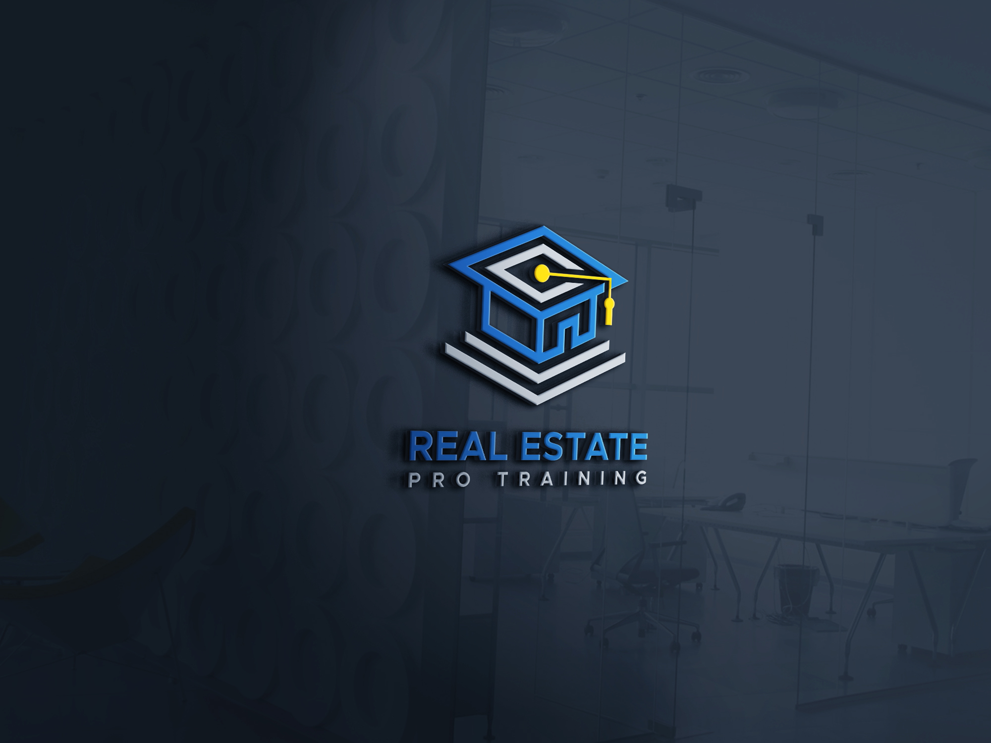 Logo Design by Tube light for Real Estate Pro Training | Design #31884246
