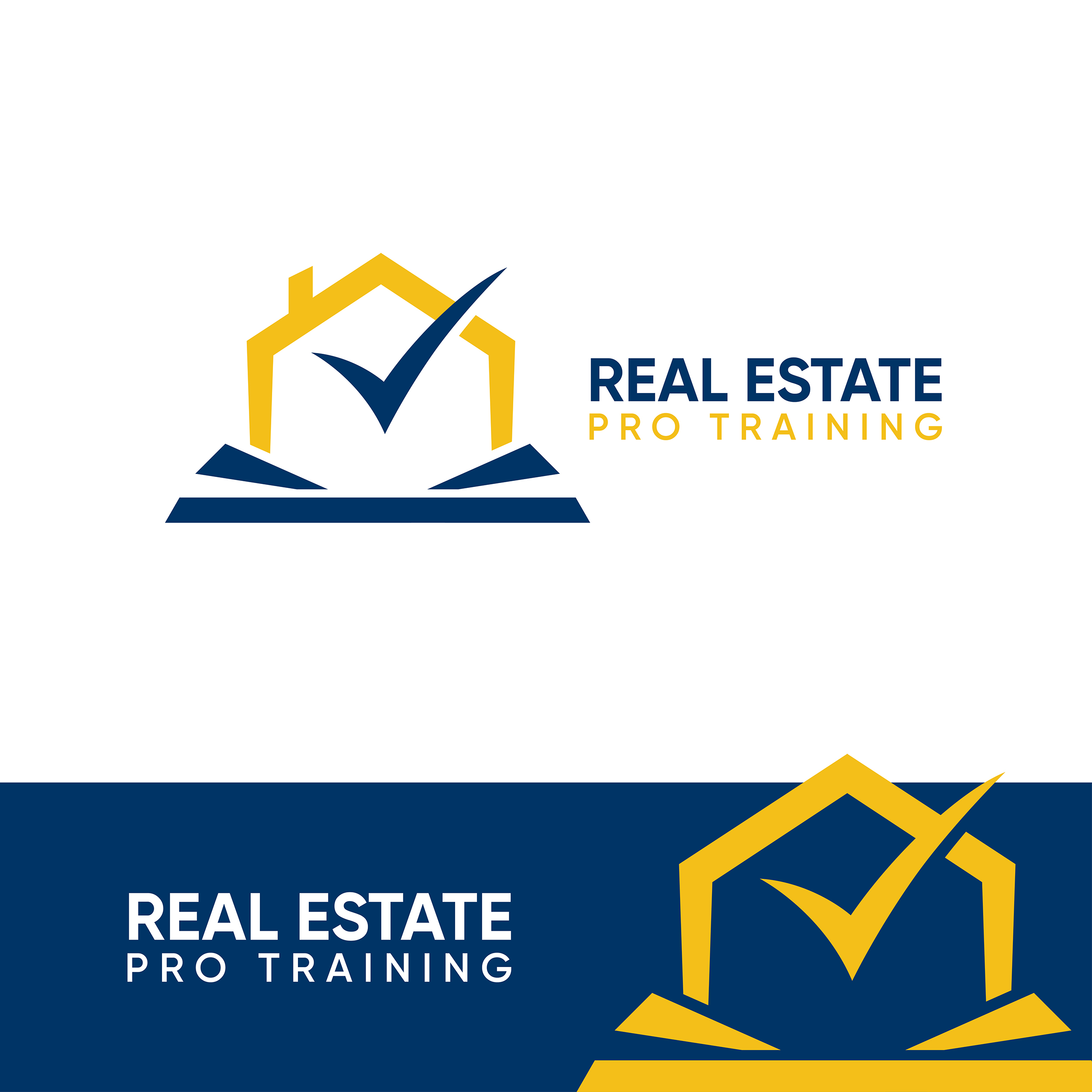 Logo Design by Graphic Guy for Real Estate Pro Training | Design #31861110
