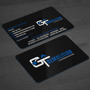Diseño de Tarjeta de Presentación por WellDesign para GT Demolition | Diseño: #31859458