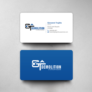 Diseño de Tarjeta de Presentación por chandrayaan.creative para GT Demolition | Diseño: #31848561