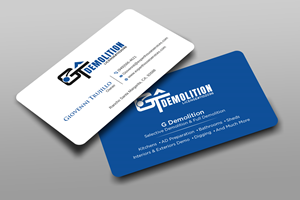 Visitenkarten-Design von Uttom 2 für GT Demolition | Design: #31847846