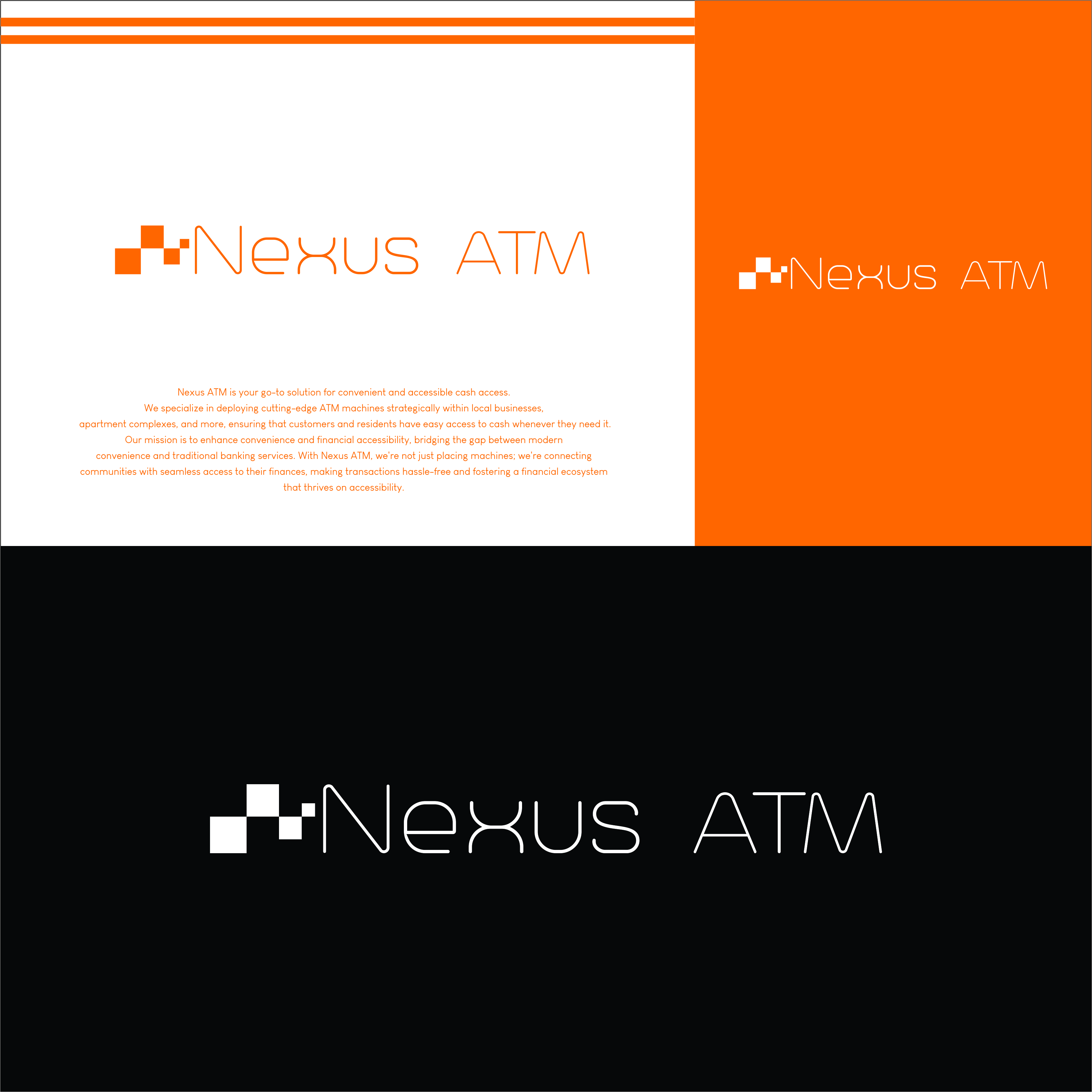 Logo Design by BLINDMOON for Nexus ATM | Design #31884521