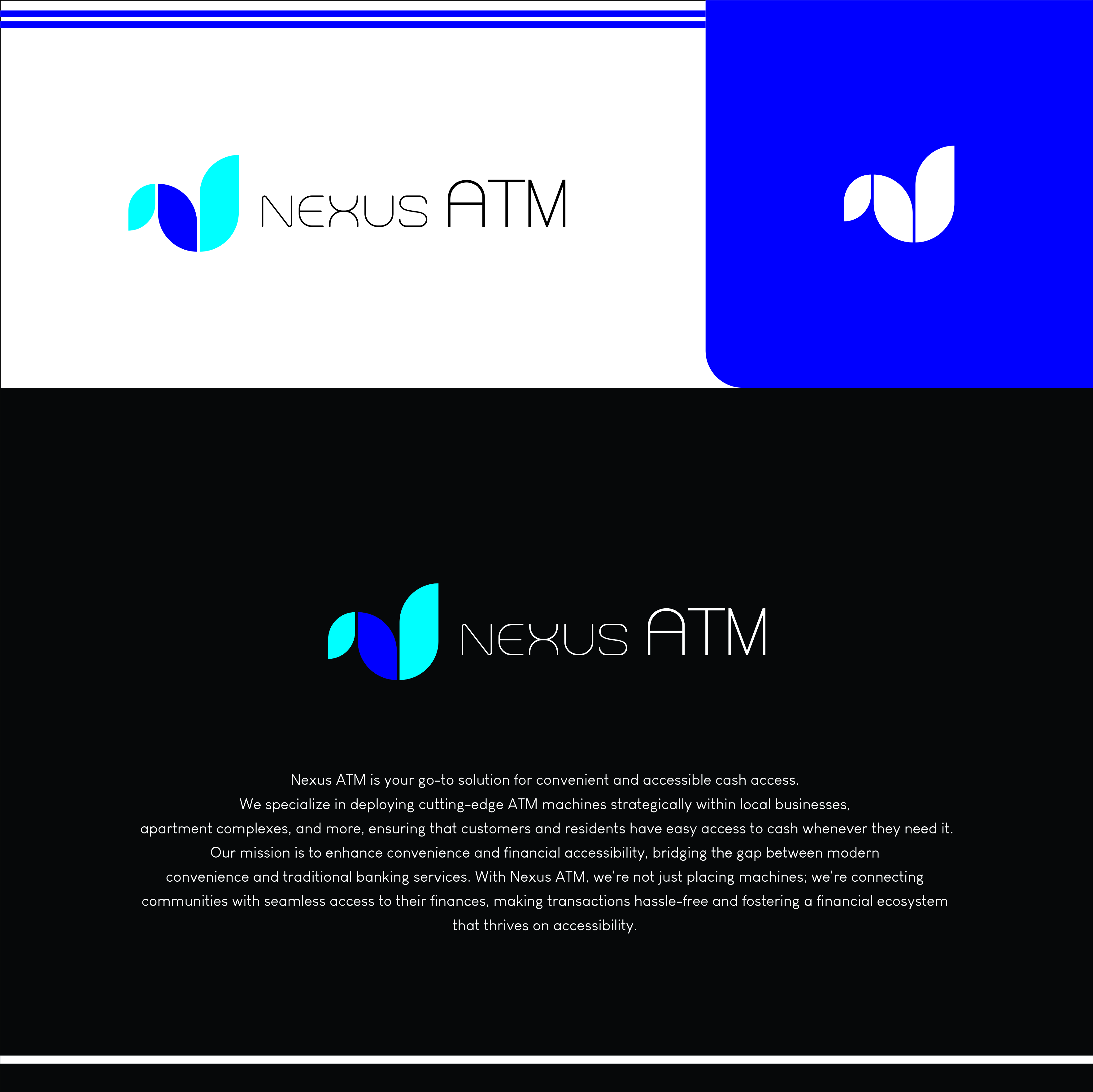 Logo Design by BLINDMOON for Nexus ATM | Design #31884771