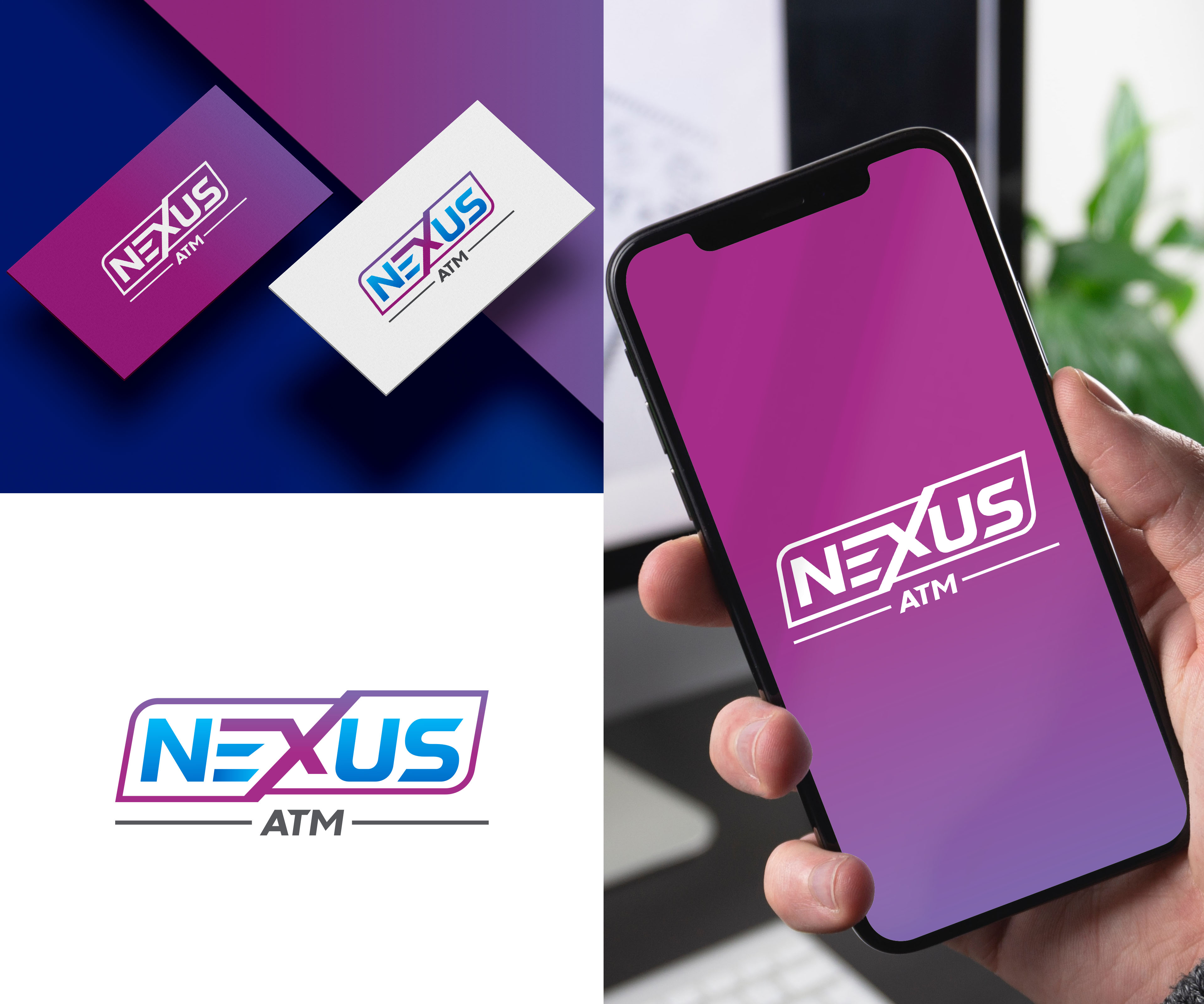 Logo Design by Shanzida Akter for Nexus ATM | Design #31859537