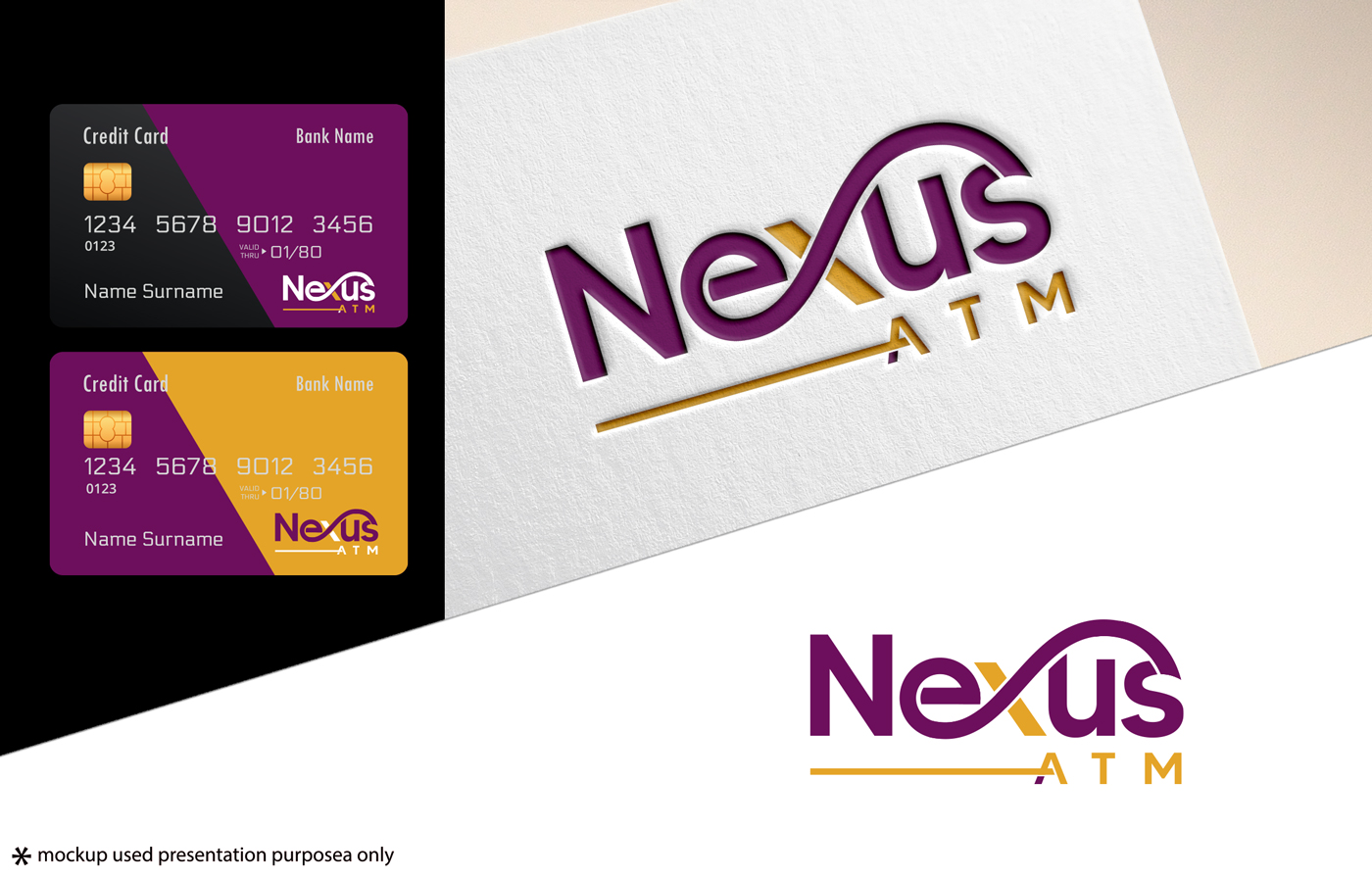 Logo Design by Rubia@ for Nexus ATM | Design #31857910