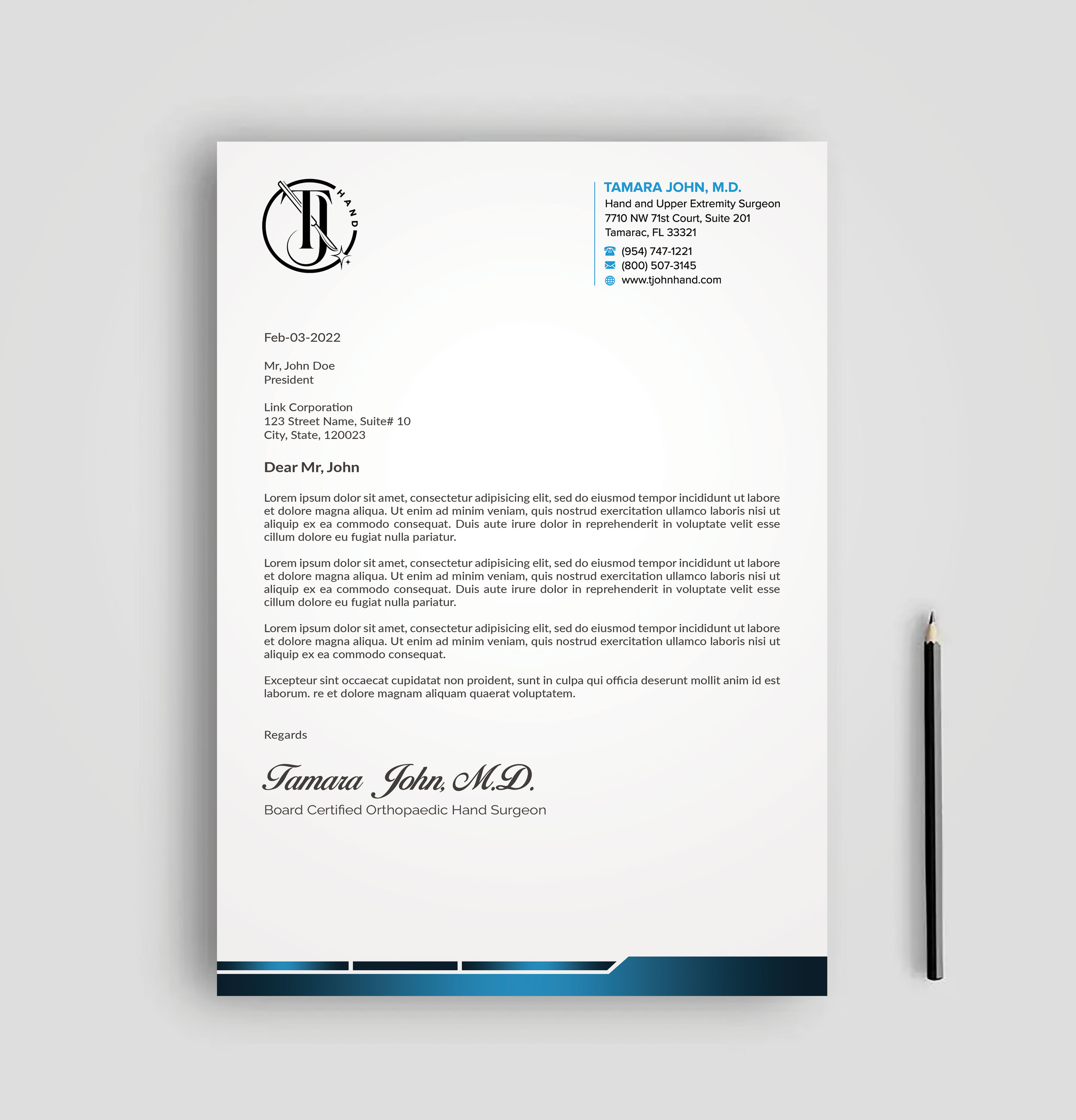 Diseño de Membrete por sadikul islam para este proyecto | Diseño #31859581