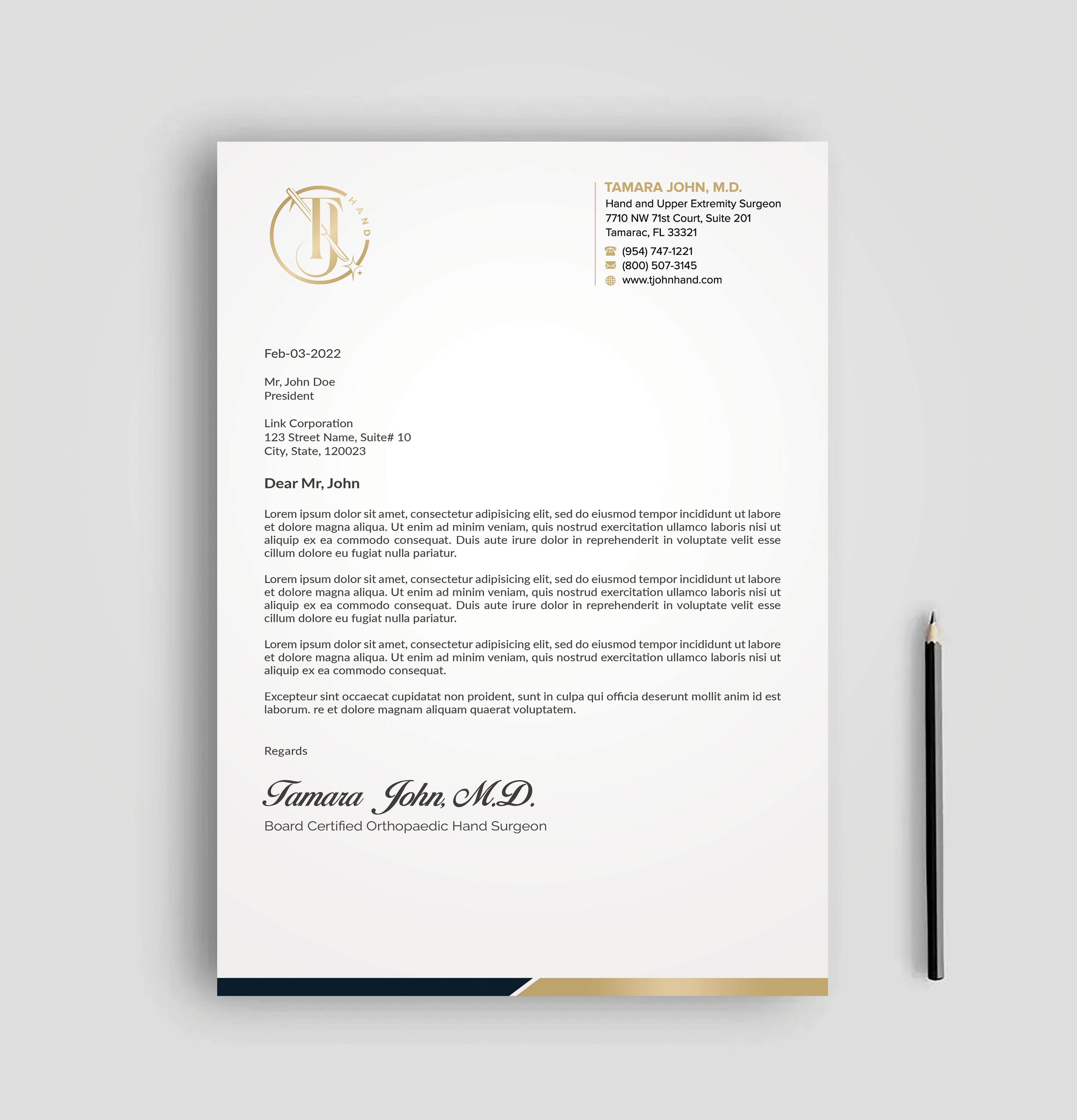 Letterhead Design by sadikul islam for this project | Design #31859628
