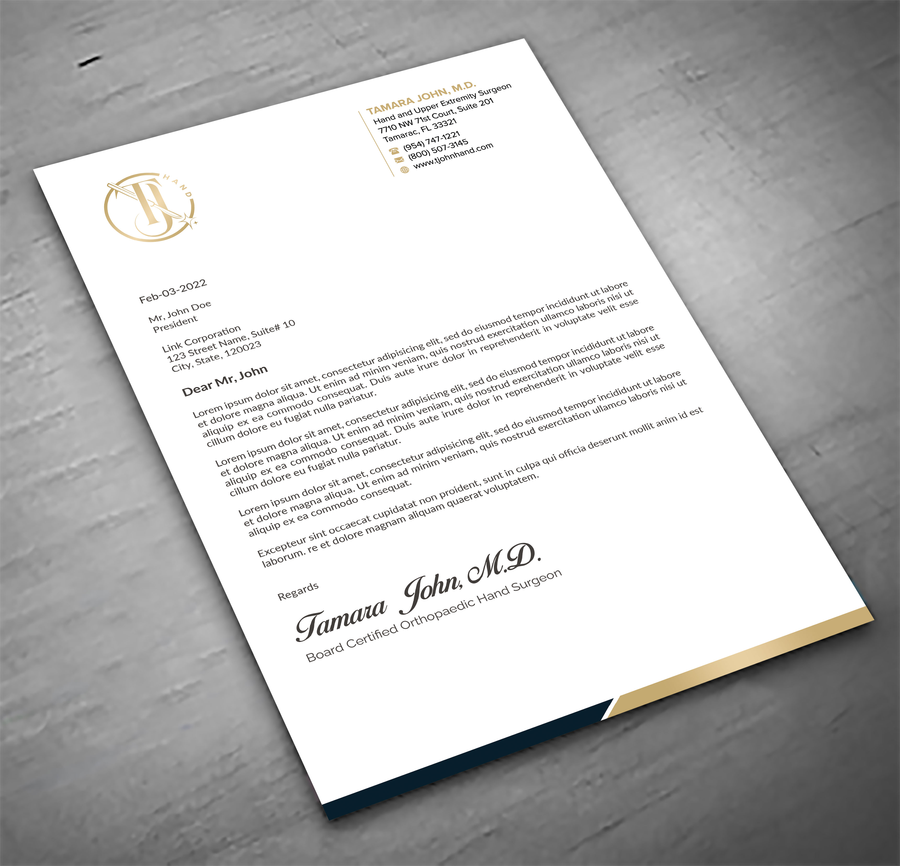 Diseño de Membrete por sadikul islam para este proyecto | Diseño #31859629