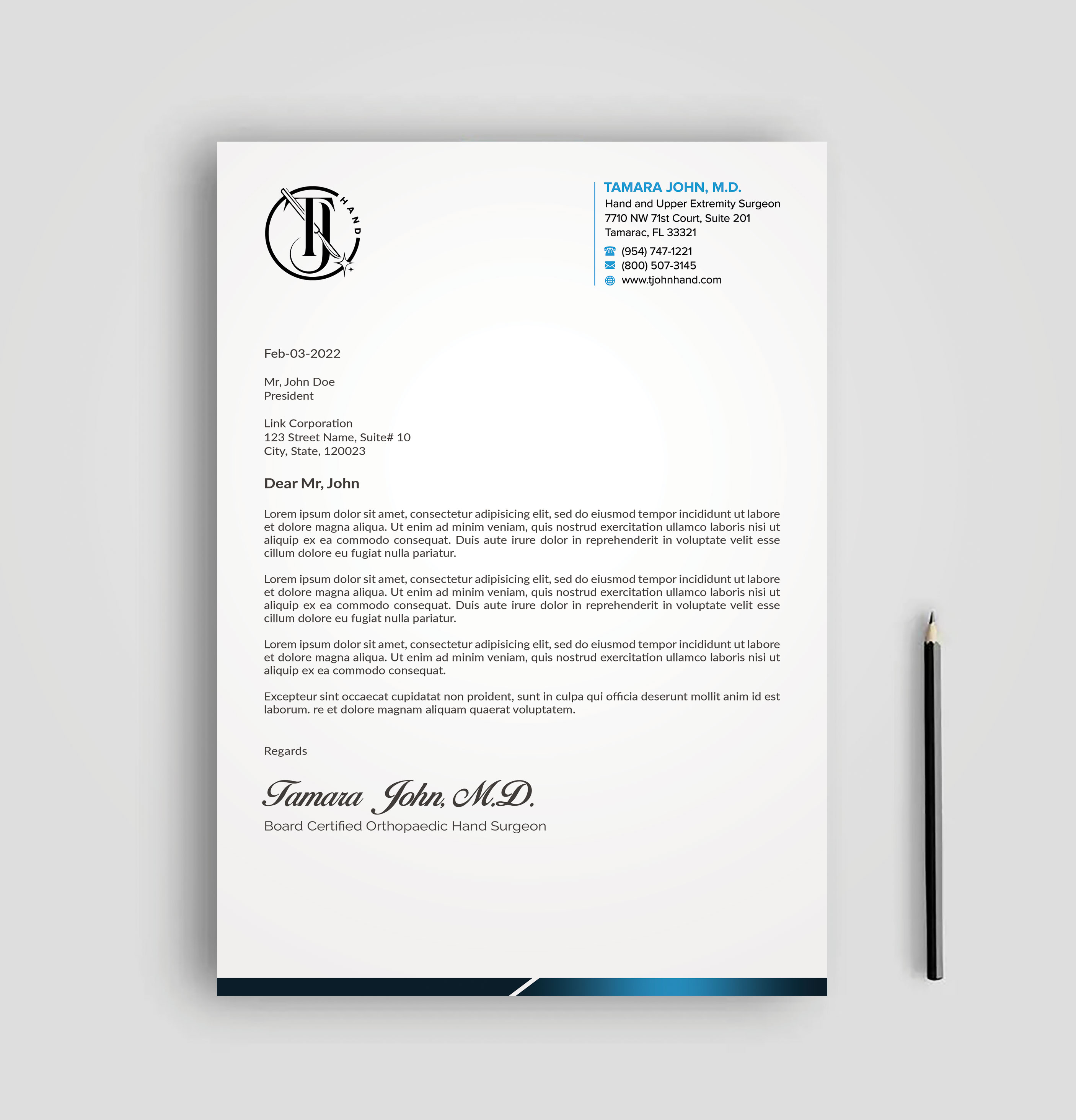 Diseño de Membrete por sadikul islam para este proyecto | Diseño #31859757