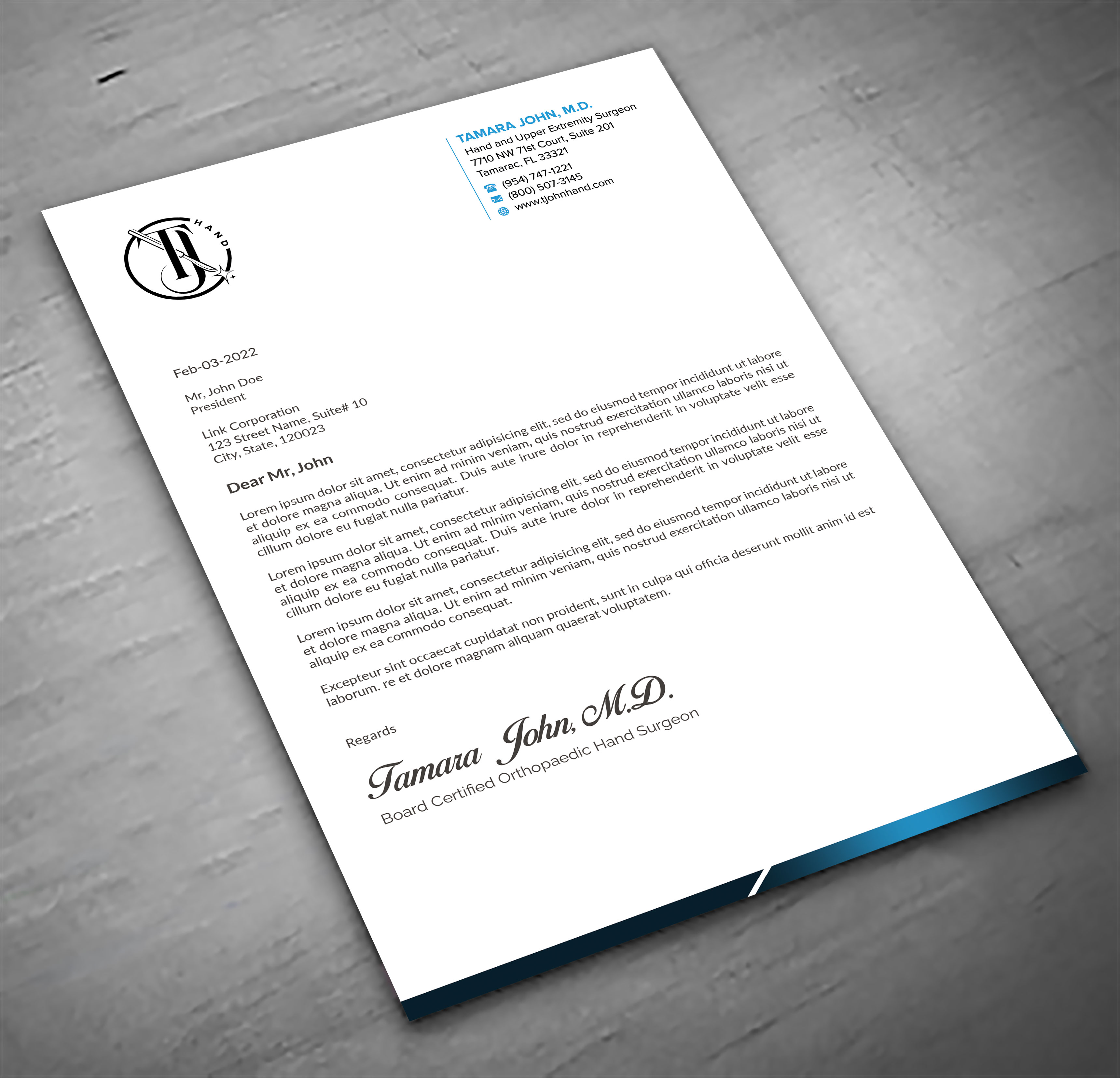 Letterhead Design by sadikul islam for this project | Design #31859758