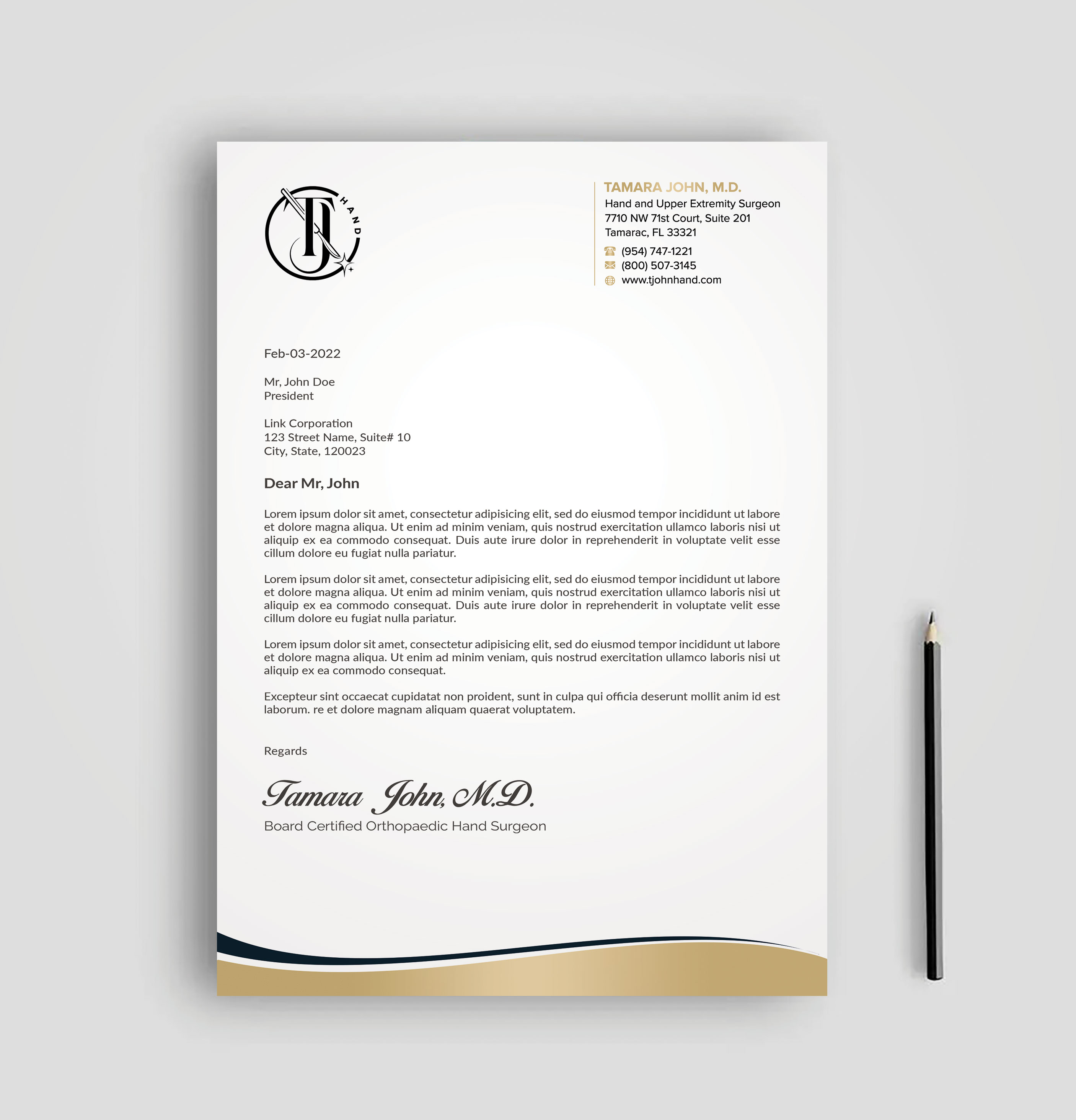 Diseño de Membrete por sadikul islam para este proyecto | Diseño #31861259