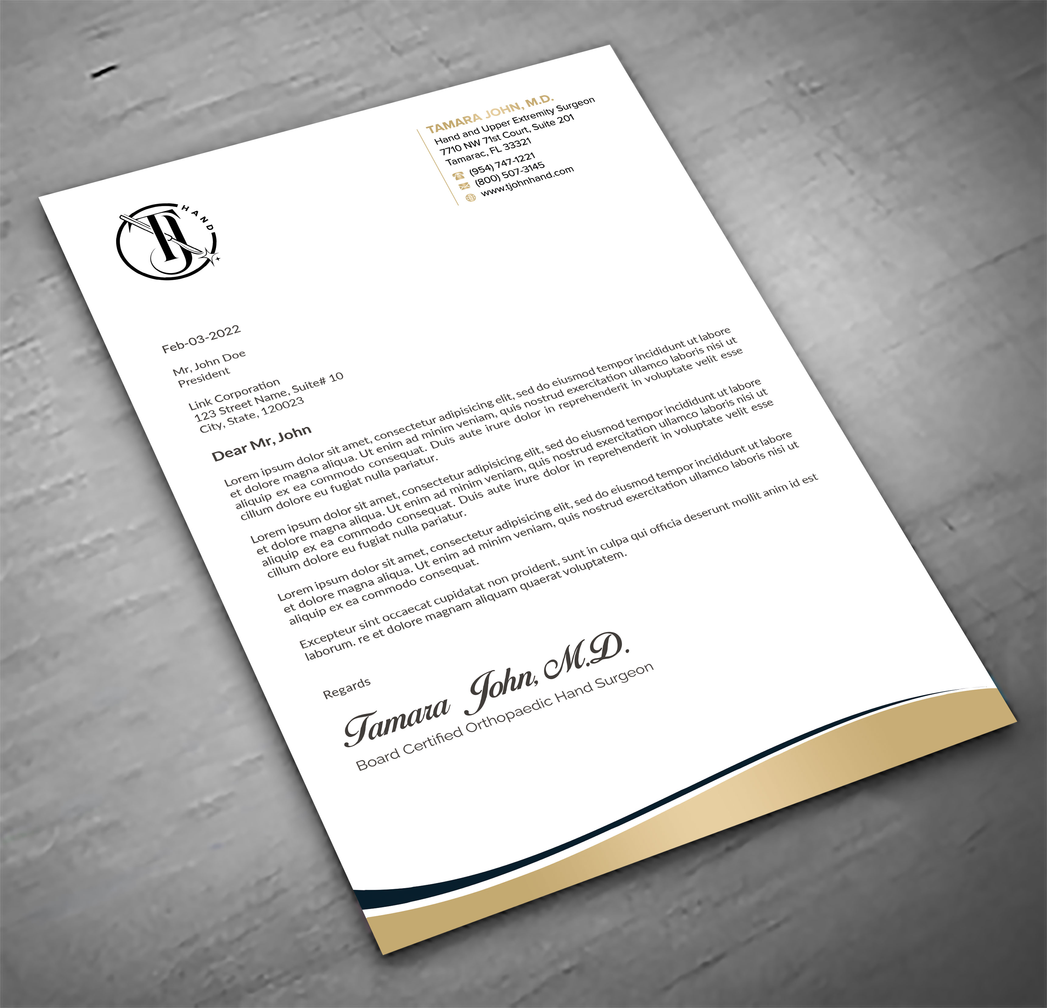 Diseño de Membrete por sadikul islam para este proyecto | Diseño #31861260