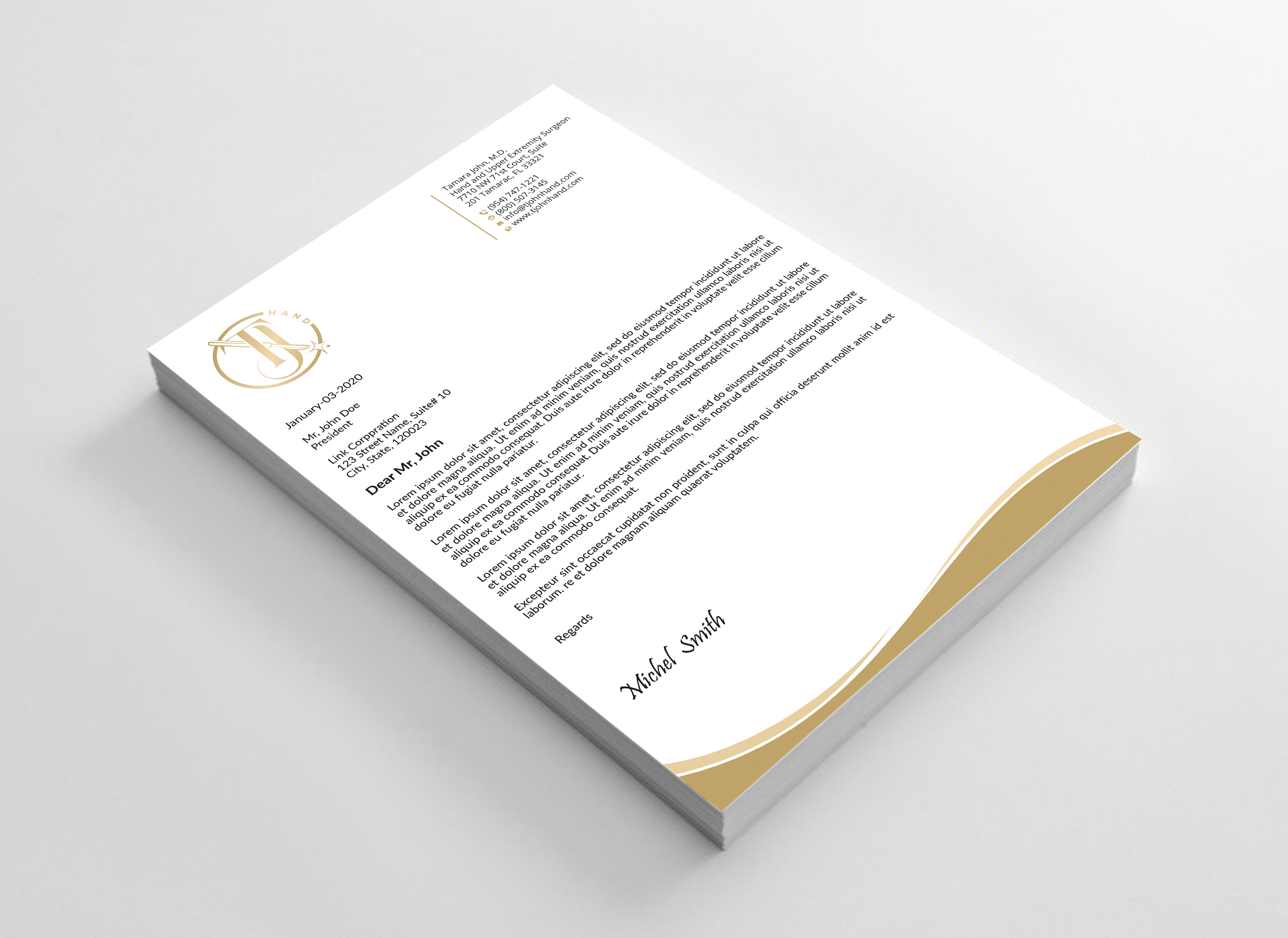 Letterhead Design by Expert Bappy for this project | Design #31881518