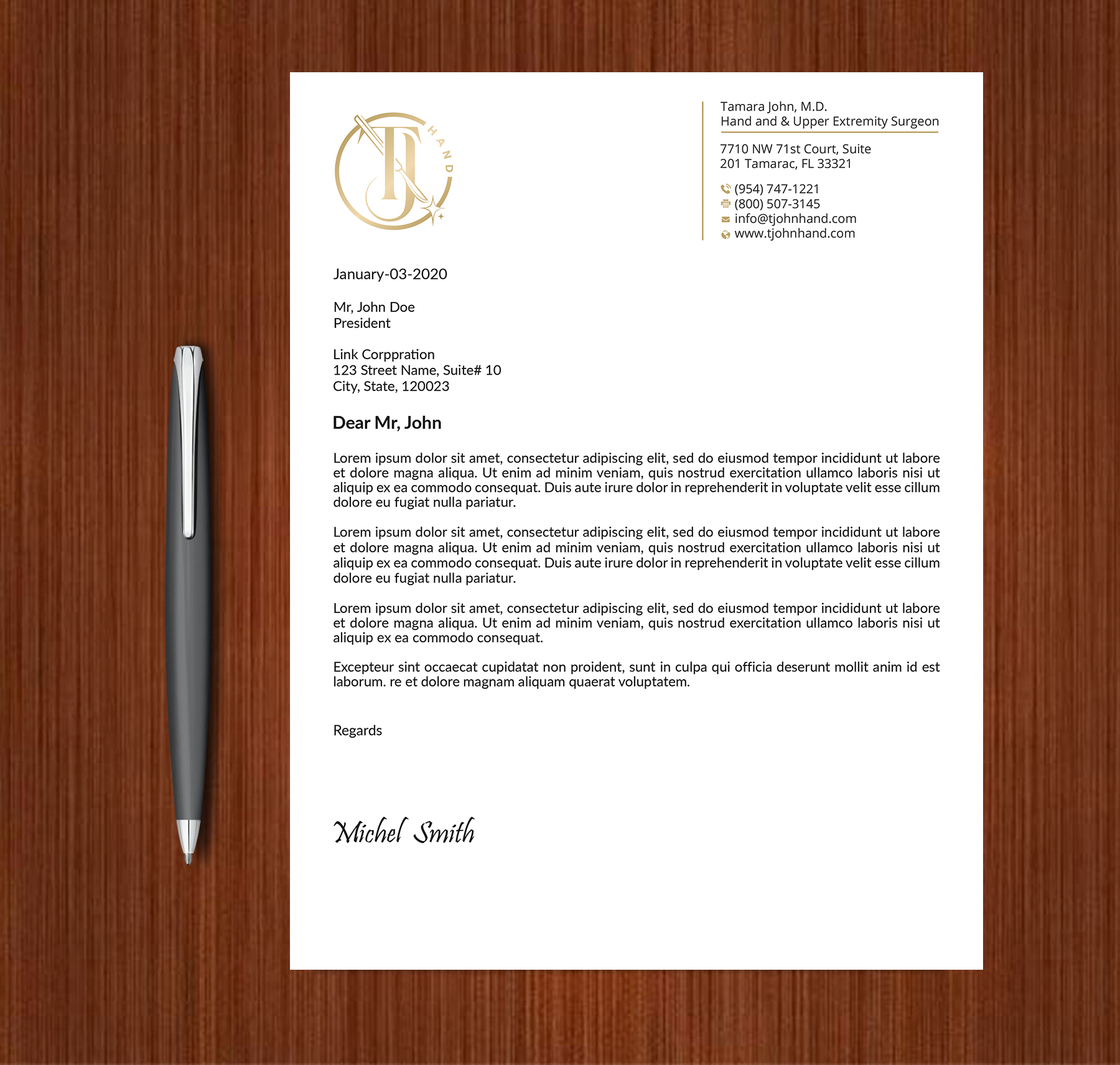 Letterhead Design by Expert Bappy for this project | Design #31901261