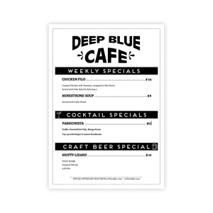 Menu Design by Lezette_G