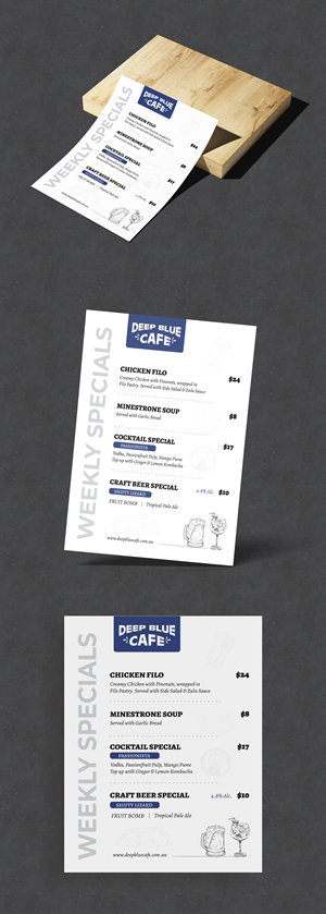 Menu Design by vcreatived for this project | Design: #31896529