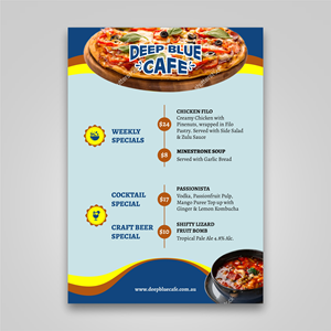 Menu Design by Dzhafir for this project | Design: #31867577
