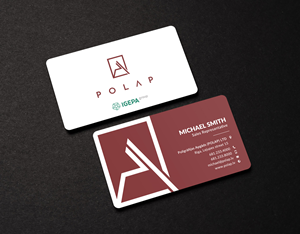 Diseño de Tarjeta de Presentación por Sun Moon Graphic Designer para SIA Poligrafijas Apgads POLAP | Diseño: #31859883