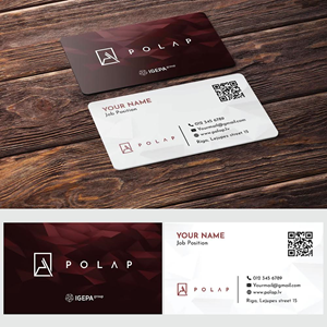 Visitenkarten-Design von Design_Duo für SIA Poligrafijas Apgads POLAP | Design: #31874597