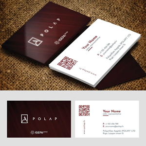 Business Card Design by Design_Duo for SIA Poligrafijas Apgads POLAP | Design: #31889374