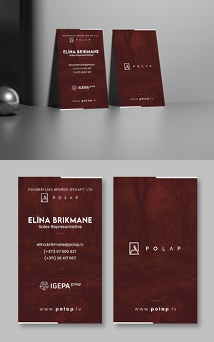 Business Card Design by debdesign for SIA Poligrafijas Apgads POLAP | Design: #31867255