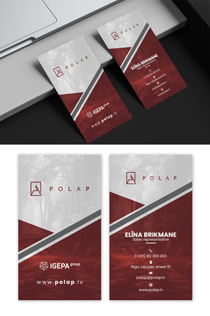 Visitenkarten-Design von debdesign für SIA Poligrafijas Apgads POLAP | Design: #31869569