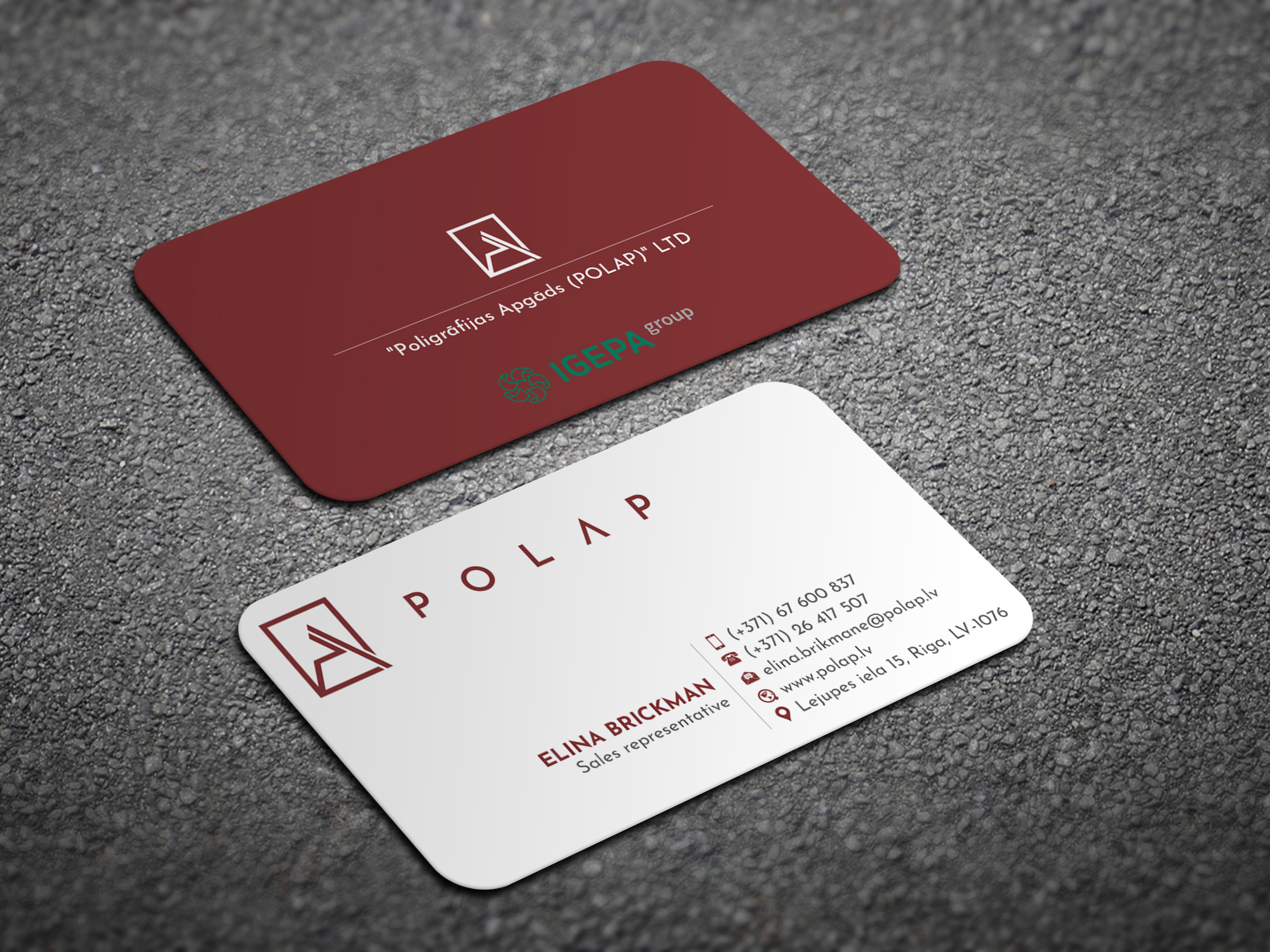 Business Card Design by Magic of Art for SIA Poligrafijas Apgads POLAP | Design #31874046