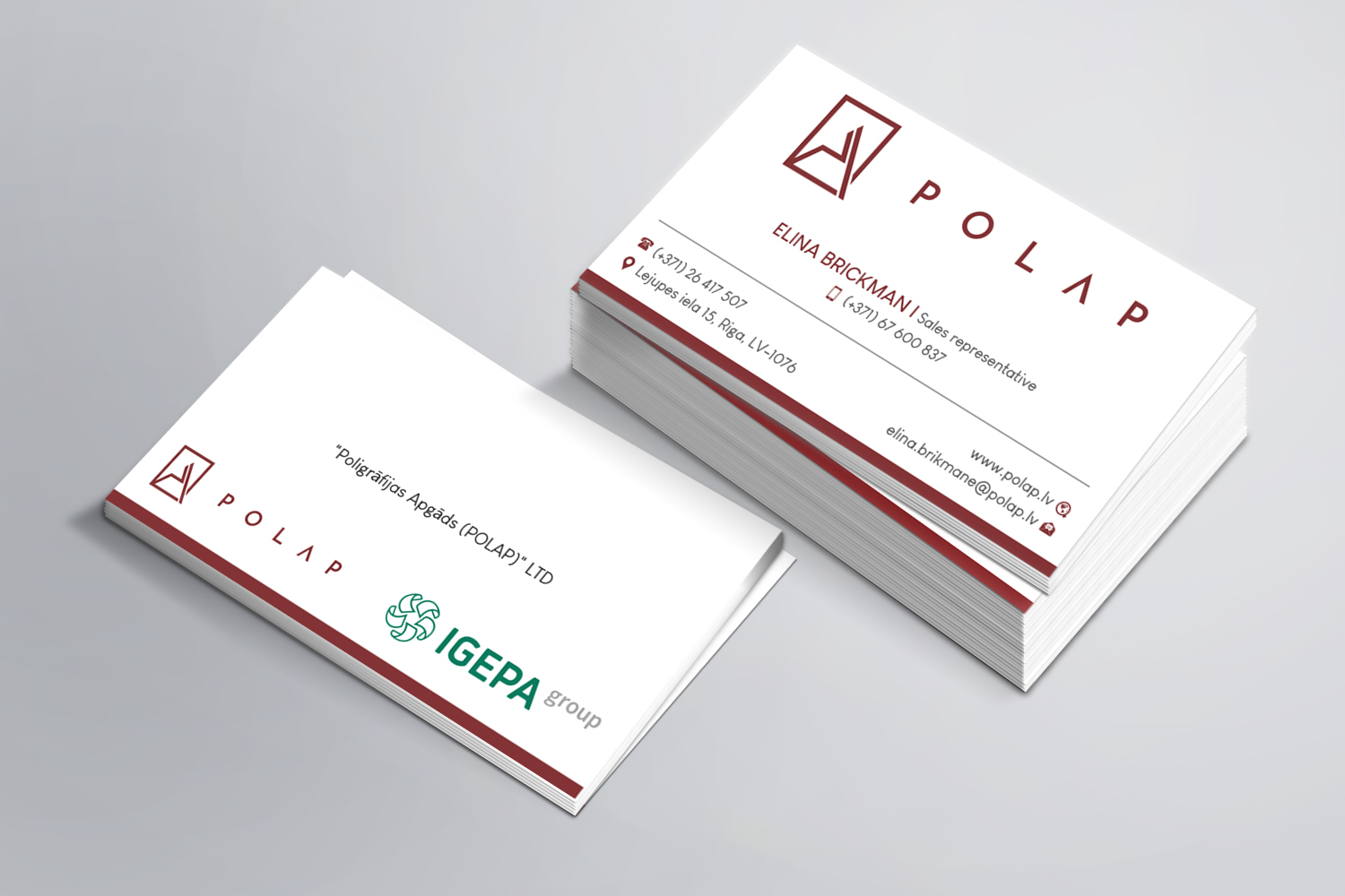 Business Card Design by Magic of Art for SIA Poligrafijas Apgads POLAP | Design #31874048