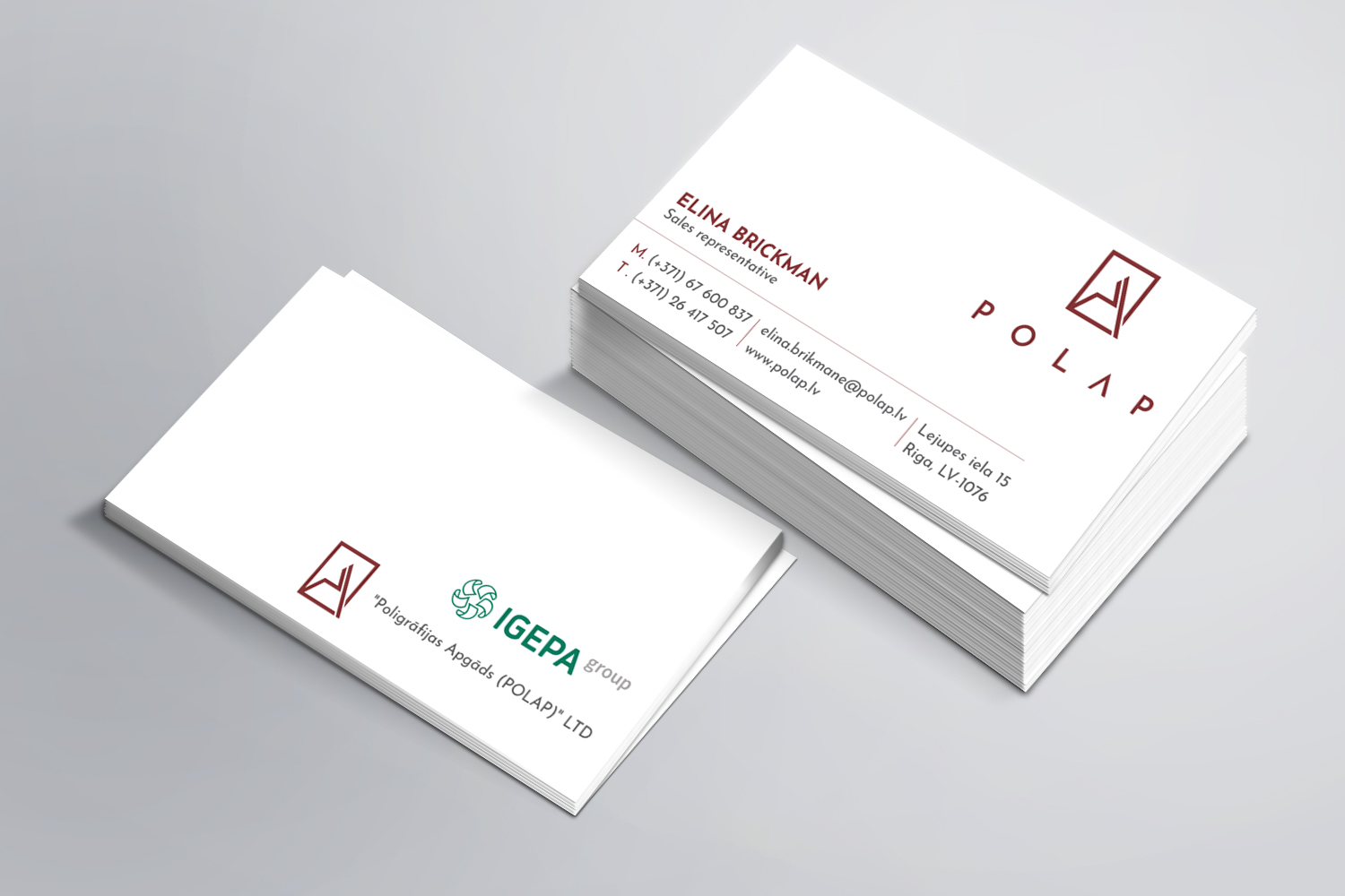 Design de Carte de Visite par Magic of Art pour SIA Poligrafijas Apgads POLAP | Design #31874059