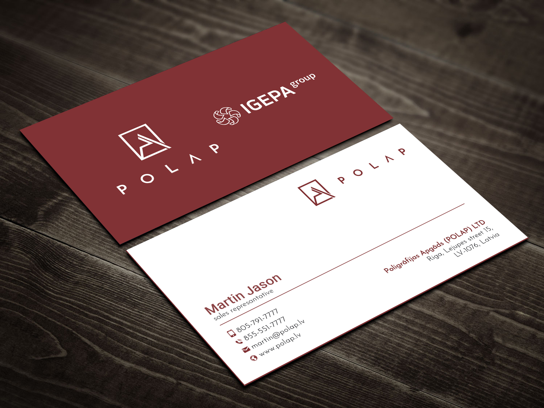 Business Card Design by Sujan4art for SIA Poligrafijas Apgads POLAP | Design #31889189